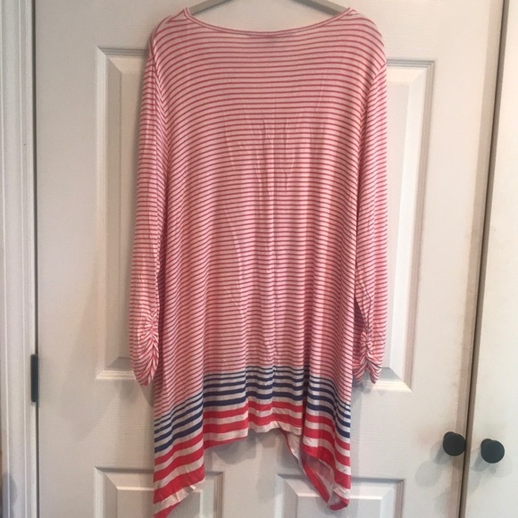 Valerie Stevens size L pullover v-neck tunic - Picture 5 of 5